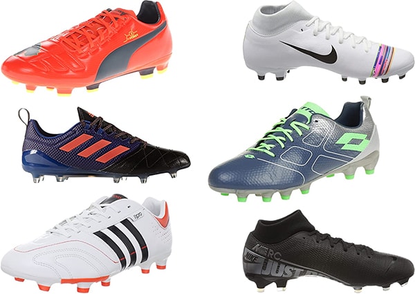 football and soccer cleats the same