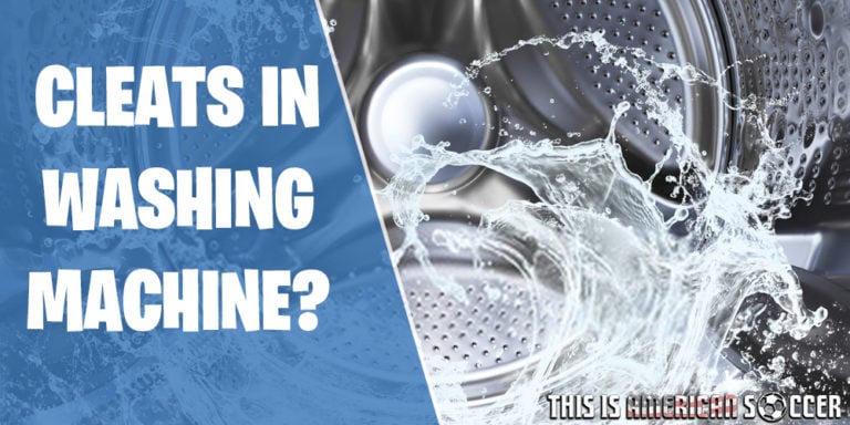 cleats in washing machine