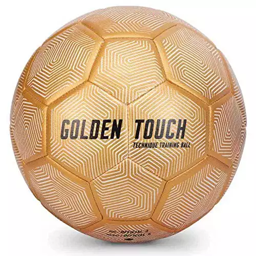 SKLZ Golden Touch Weighted Soccer Technique Training Ball, Size 5