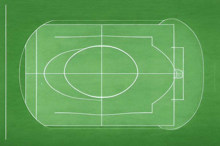 A soccer field with the dimensions of a u12 field